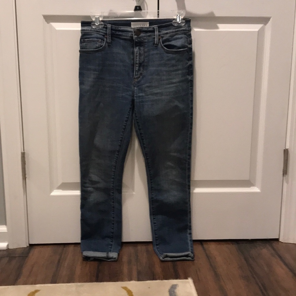 Modern high waist skinny ankle jeans